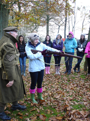 Pipers Corner School pupils on their trip to the World War One battlefields